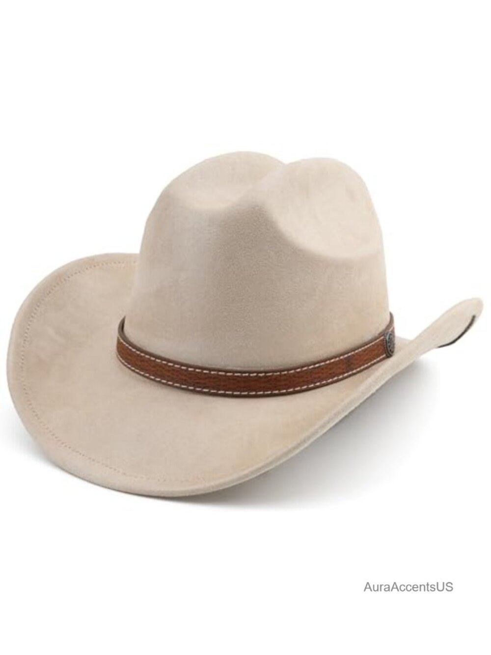 Western Cowboy Hat Short Wide Brim Foldable Adjustable Unisex Beach Sun
